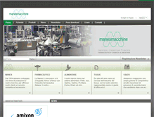 Tablet Screenshot of manesmacchine.it